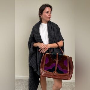 The Bridge Firenze 1969 Leather Shoulder Bag